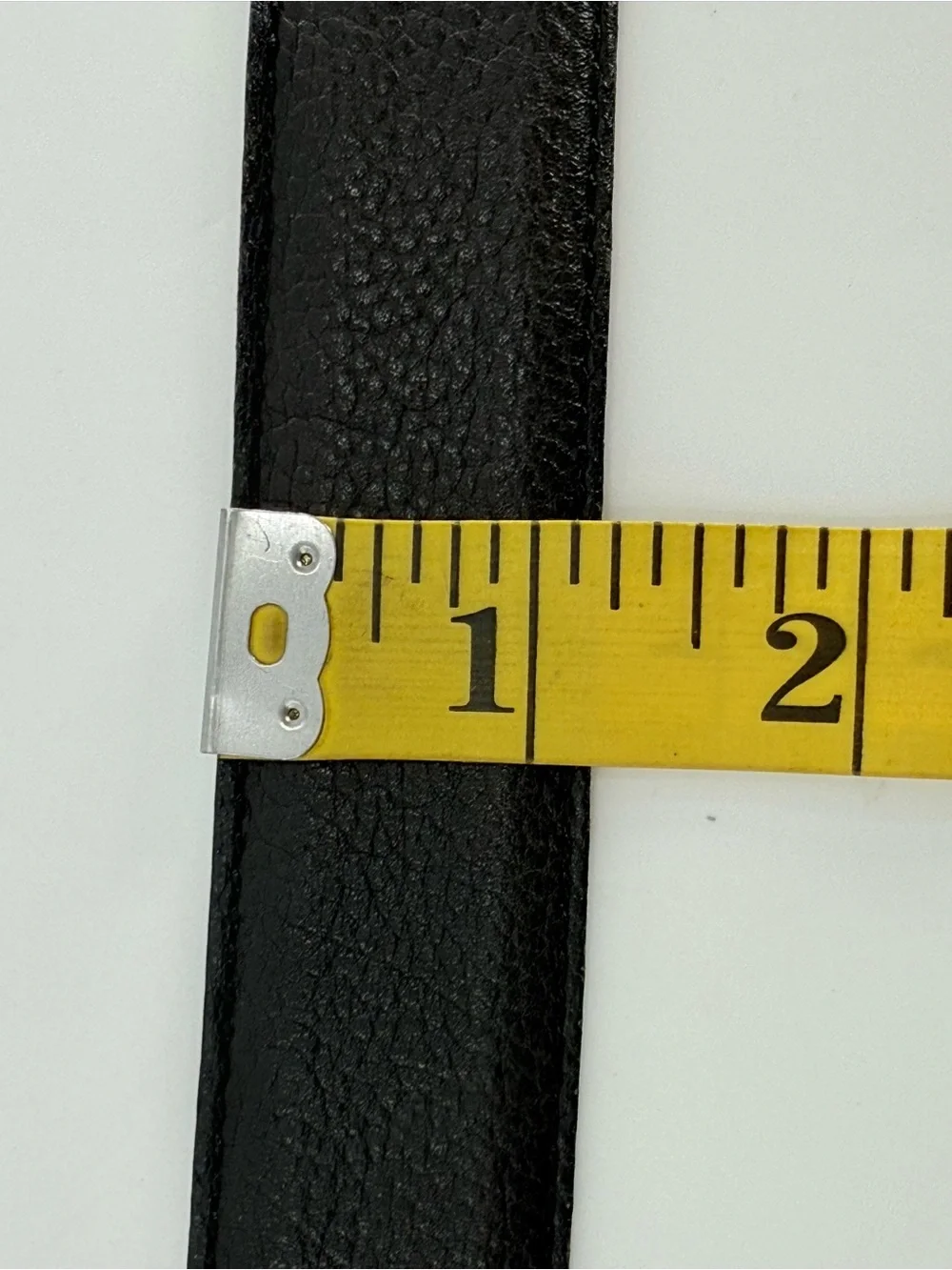 Bosca Wilson’s Leather Black Mens Vintage Belt 34 Pebbled Leather